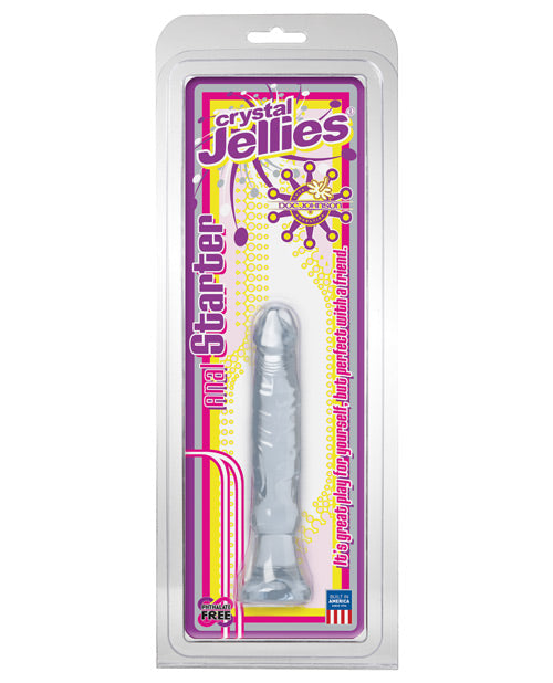 Doc Johnson Crystal Jellies 5.5" Anal Starter - Clear - featured product image.