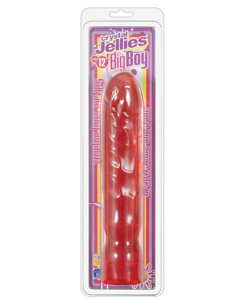 Dong Big Boy de Pink Crystal Jellies de 12" - Máximo placer Product Image.