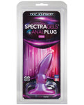 Spectra Gels Dual Stimulation Anal Plug - Purple