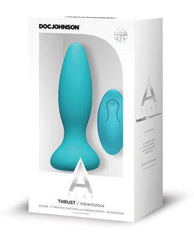 A Play Thrust Rechargeable Silicone Anal Plug with Remote: Hands-Free Pleasure - Featured Product Image