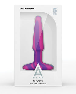 Plug anal de silicona A-Play Groovy: comodidad premium y diseño fascinante