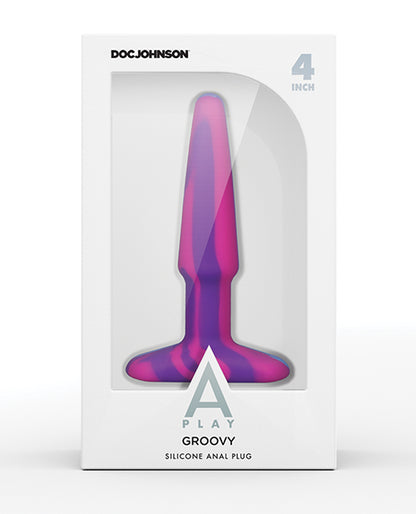 A-Play Groovy Silicone Anal Plug - Vibrant & Sensual