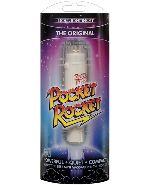 Doc Johnson Ivory Pocket Rocket: potente estimulación del clítoris Product Image.