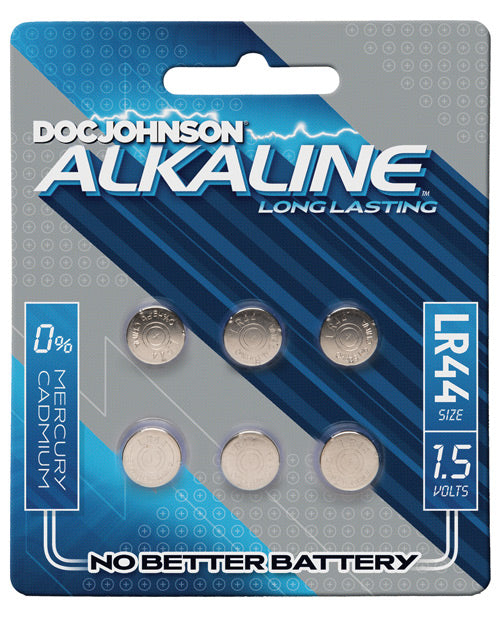 Pilas alcalinas Doc Johnson LR44 - Paquete de 6 - featured product image.