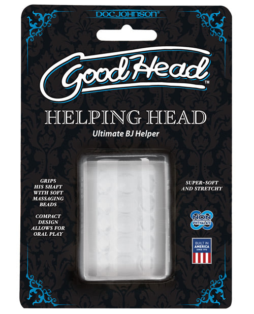 GoodHead Ultimate BJ Helper 2 吋自慰器 - 透明 Product Image.