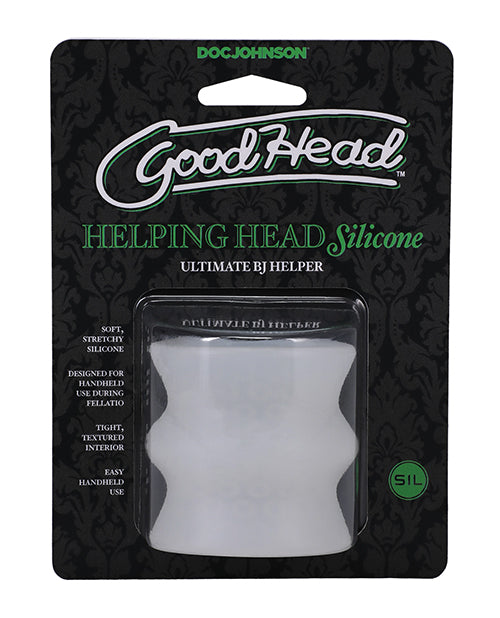 GoodHead Frost Silicone Stroker: Ultimate Pleasure Boost Product Image.