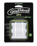 GoodHead Silicone Glow Helping Head - Frost: Glow-in-the-Dark Handheld Stroker