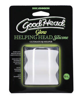 GoodHead Cabezal de ayuda con brillo de silicona - Frost: acariciador de mano que brilla en la oscuridad - Featured Product Image