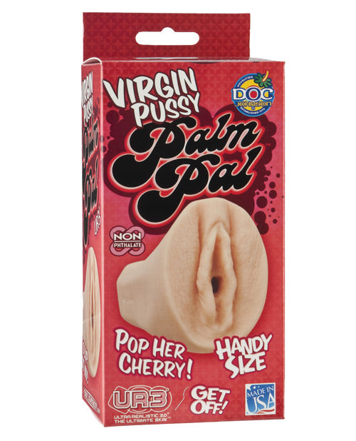 Doc Johnson Ultraskyn Virgin Pussy Palm Pal - Juguete de fantasía virgen premium fabricado en Estados Unidos - featured product image.