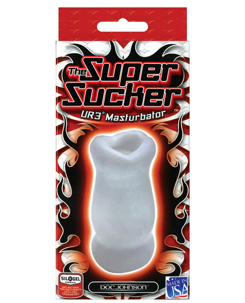 Masturbador Doc Johnson Ultraskyn Super Sucker - Claro: La sensación oral definitiva Product Image.