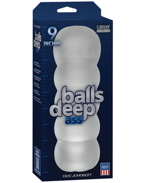 Balls Deep The Bad Ass 9" Stroker - Frost: placer inmejorable Product Image.
