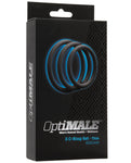 OptiMALE Thin C-Ring Set: Premium Intimate Enhancement Rings by Doc Johnson