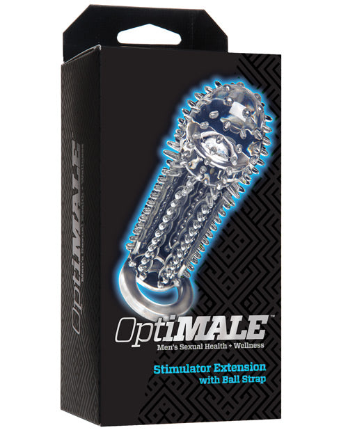 OptiMALE 刺激器擴充件 - 透明 - featured product image.