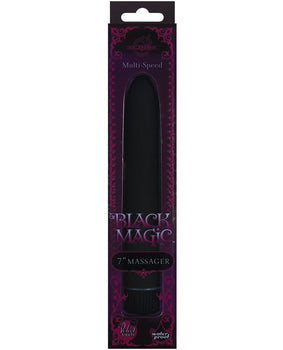 Doc Johnson Black Magic 7" Waterproof Vibe: Timeless Elegance & Sensual Bliss - Featured Product Image