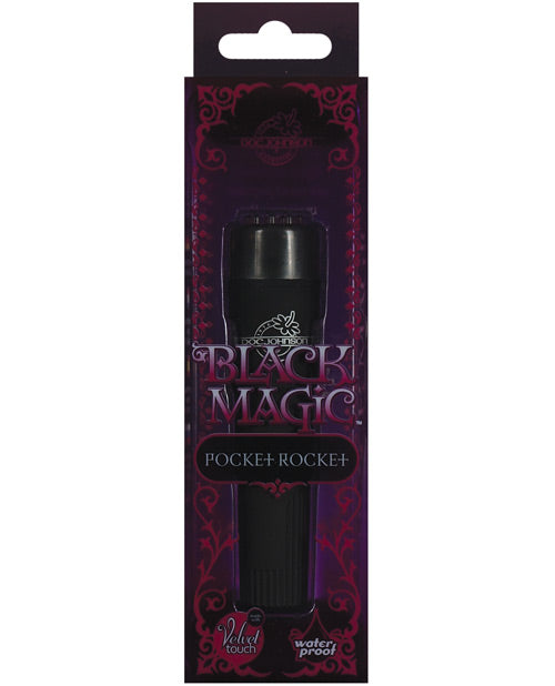"Doc Johnson Black Magic Pocket Rocket: Placer incomparable" - featured product image.