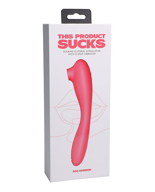 Varita flexible de color rosa Sucks: su divertido compañero de limpieza Product Image.