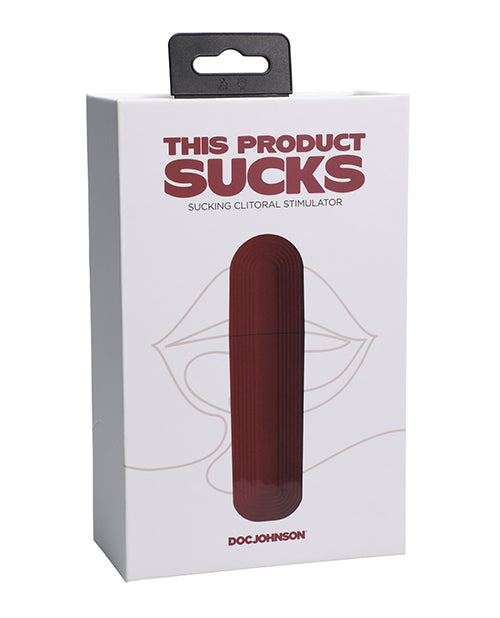 Intense Suction Lipstick Pleasure Toy in Black - featured product image.