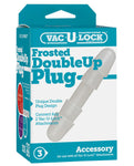 Vac-U-Lock Frosted Double Up Plug - Versatile Pleasure