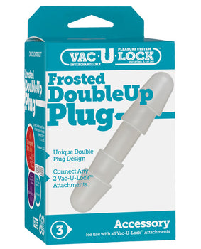 Vac-U-Lock Frosted Double Up Plug - Versatile Pleasure - Featured Product Image