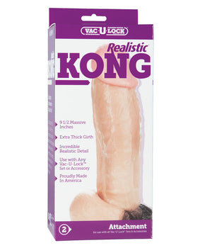 Vac-U-Lock Kong Realistic - White: Ultimate Fantasy Unleashed - Featured Product Image
