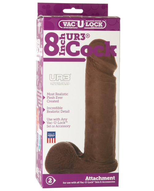 Accesorio para pene realista UR3 de 6" Doc Johnson Vac-U-Lock - featured product image.