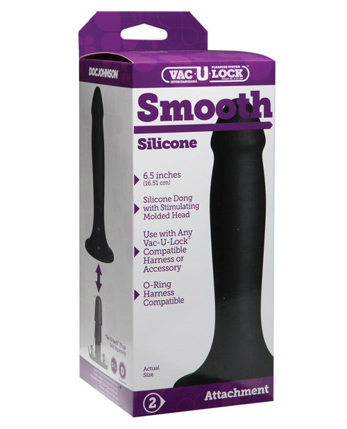 Vac-U-Lock Smooth Silicone Dong: Endless Pleasure Potential - featured product image.