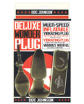 Deluxe Wonder Plug: Adjustable Inflatable Vibrating Butt Plug
