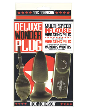 Deluxe Wonder Plug: Tapón Anal Vibrador Inflable Ajustable - Featured Product Image