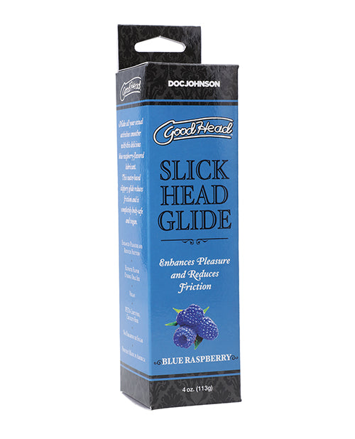 GoodHead Slick Head Glide - Deslizamiento vegano de frambuesa azul Product Image.