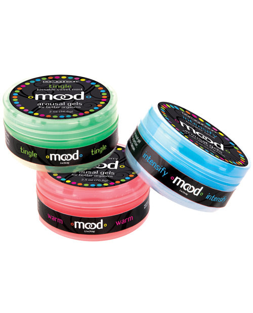 Mood Lube Kissable Foreplay Gels 3-Pack 🌶️ - featured product image.