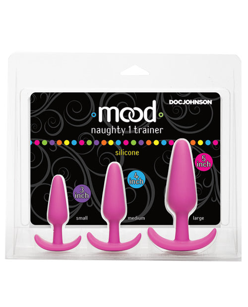 Mood Naughty 1 Anal Trainer Set - Premium Silicone Plugs - featured product image.