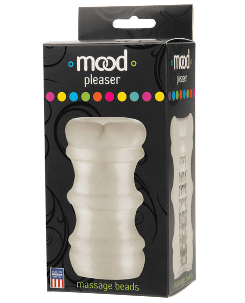 Mood Ultraskyn Massage Beads Stroker - Frost: mejora del placer sensorial - featured product image.