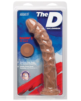 The D 10" Ragin' Realistic Suction Cup Dildo - Featured Product Image