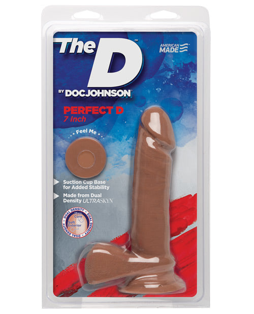 The Realistic Dual Density Dildo with Suction Cup Base Product Image.