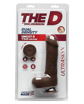 7" Uncut Dildo with Suction Cup & Harness Compatibility - Featured Product Image