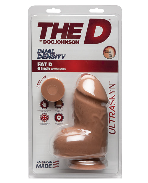 The D 6" Fat Dildo with Balls - Your Gateway to Divine Pleasure - featured product image.