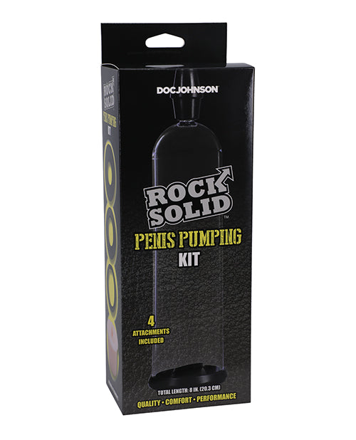 Kit de bombeo de pene Rock Solid: mejora definitiva Product Image.