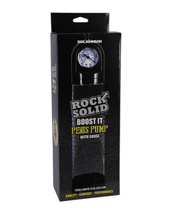 Rock Solid Boost It Penis Pump with Gauge: Elevate Your Intimate Experience