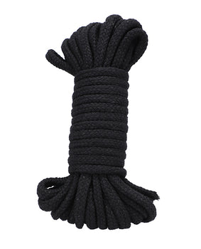 "In A Bag Black Cotton Bondage Rope - 32 ft" - Featured Product Image