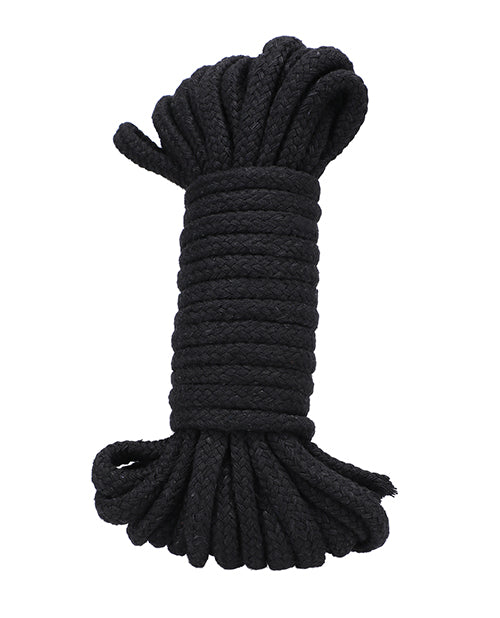 “袋裝黑色棉質束縛繩 - 32 英尺” - featured product image.