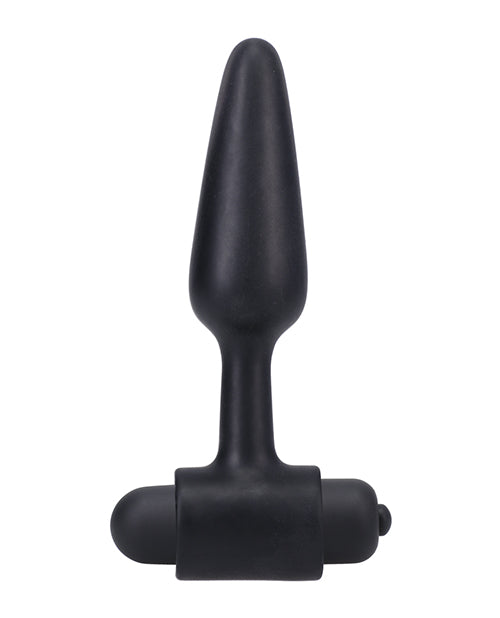 Plug Anal Vibrador In A Bag de 4" - Negro para una intimidad sensacional - featured product image.