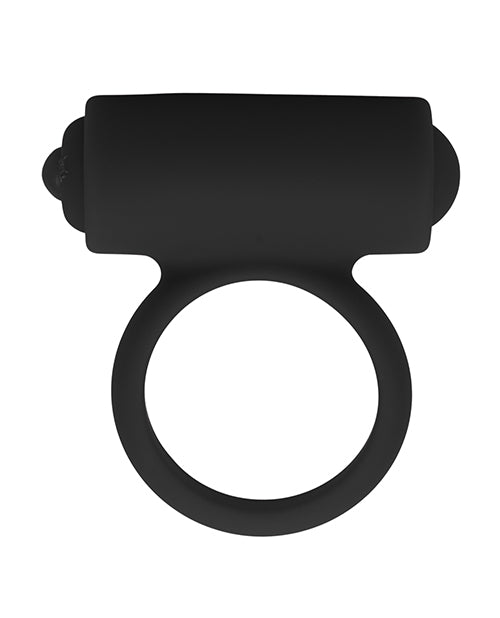 In A Bag Vibrating C-Ring - Black - featured product image.