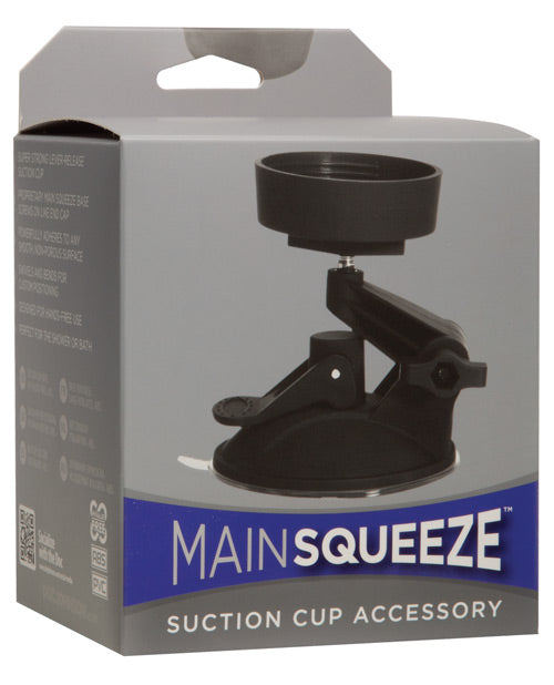 Main Squeeze Black Suction Cup: Hands-Free Pleasure - featured product image.