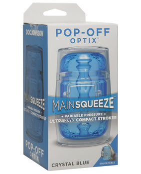 Main Squeeze Pop Off Optix: Mini Stroker de placer transparente - Featured Product Image