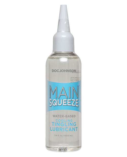Main Squeeze Cooling/Tingling Water-Based Lubricant - 3.4 oz - featured product image.