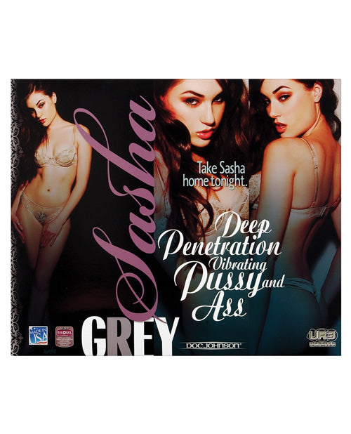 Sasha Grey Deep Penetration Vibrating Masturbator Product Image.