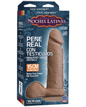 Noches Latinas Ultraskyn Consolador Realista de Doble Densidad 6" - Caramelo