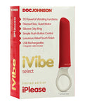 iPlease 限量版 Mini-Vibe - 紅色/白色 - 20 種振動模式