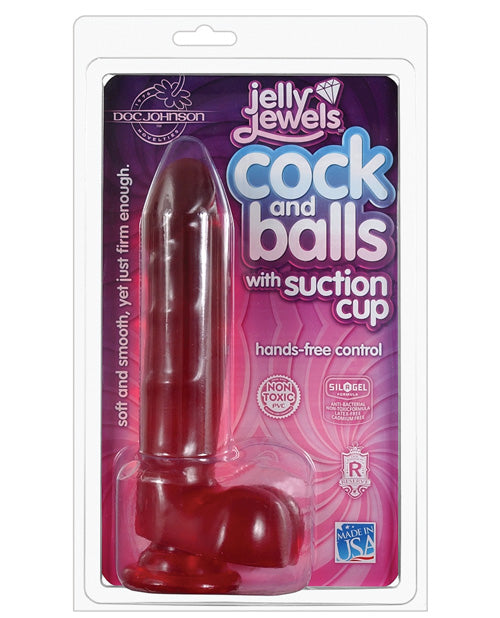 Jelly Jewels Ruby Cock con ventosa: la mejor experiencia íntima - featured product image.