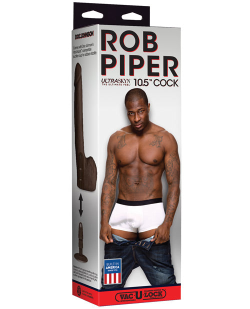 Rob Piper ULTRASKYN 10.5” Dildo - Chocolate Product Image.